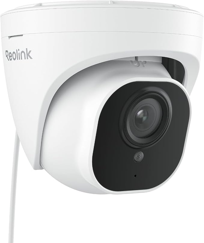 Reolink 4K PoE CCTV Surveillance Outdoor Camera with Human/Vehicle Detection, IP66 Waterproof Smart Motion Alert Audio Recording Time Lapse, RLC-820A
