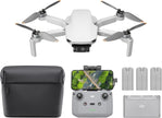 DJI Mini 4K Fly More Combo Adult Drone, 4K HD Camera, <249g, 3 Axis Stabilizer, 10km Video Transmission, Auto Return, 3 Batteries for Max 93' Flight Time, QuickShots