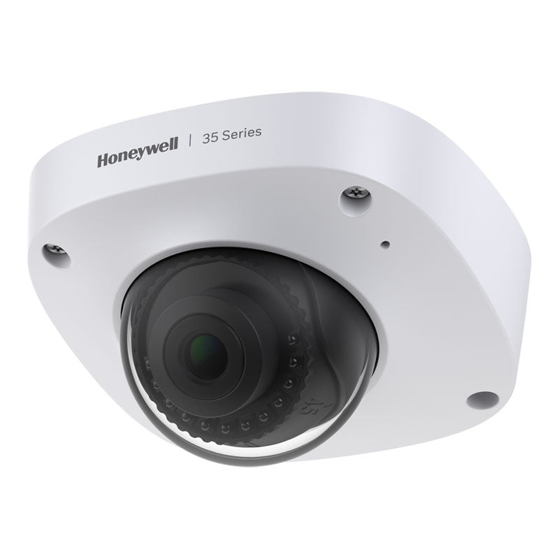 Honeywell 35 Series HC35W25R3 in/outdoor micro dome camera with 5MP resolution, WDR, 30m IR and AI video analytics