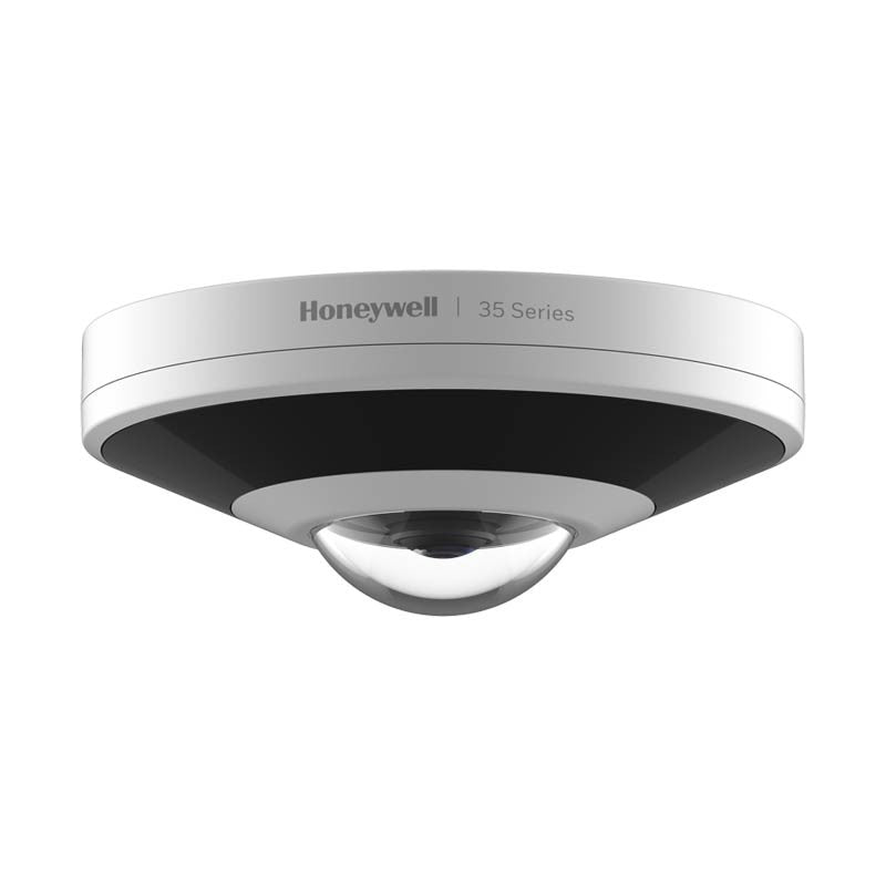 Honeywell HC35WF6R1 in/outdoor hemispheric camera with 6MP resolution, 360° overviews, IR and AI video analytics