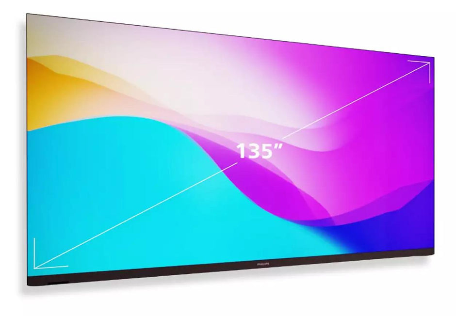 Sistema di visualizzazione con video wall LED di grandi dimensioni Philips da 135 pollici